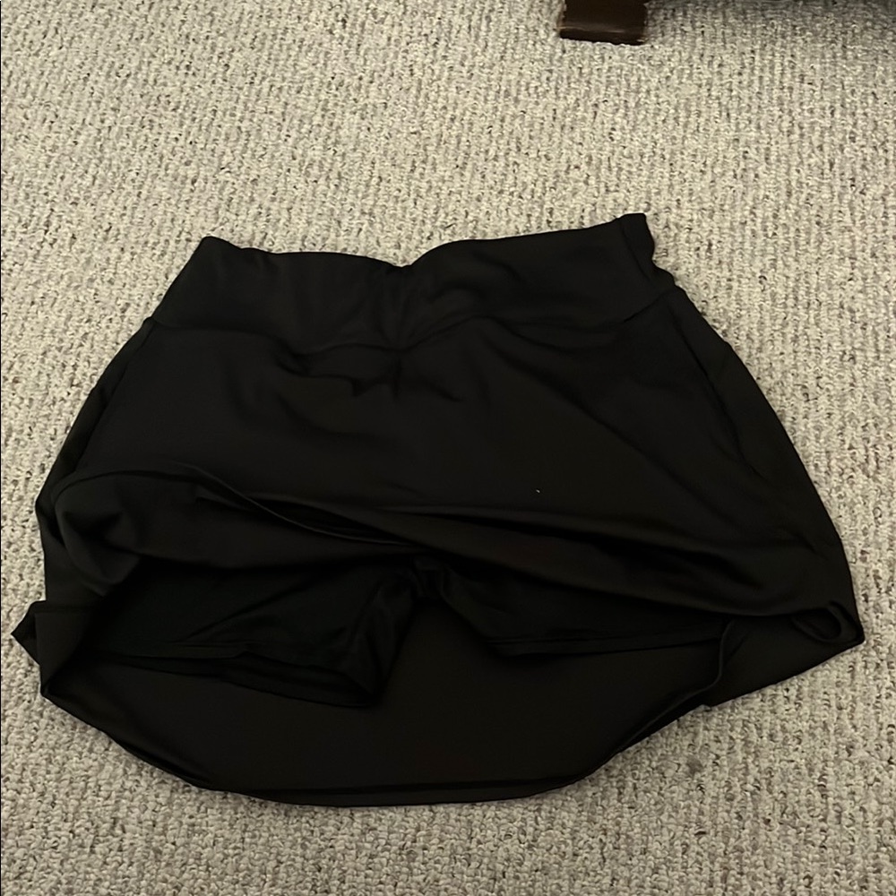 Black Athletic Skort 2XL